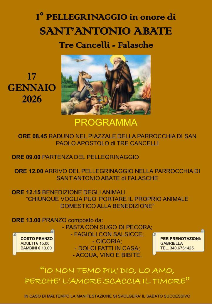 Dettagli Pranzo e Contatti